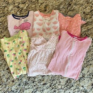 Summer Sleeper Pajama Lot / Size 9 mo.